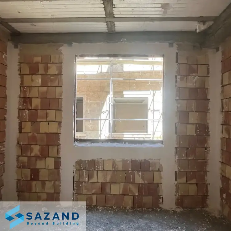 اجرای وال مش در اطراف بازشو