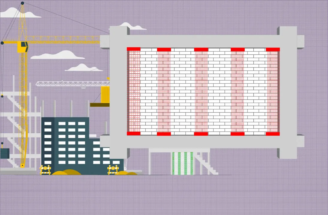 اجرای وال مش در تبریز (روش نوین مهار دیوار)