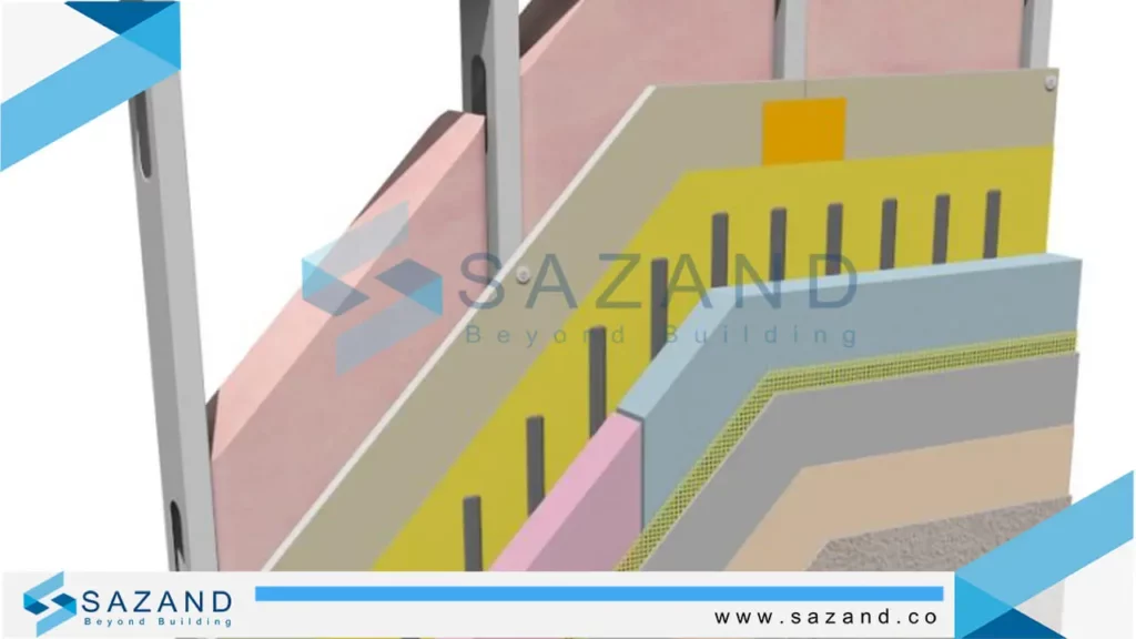 نمای عایق حرارتی ساختمان - سازند