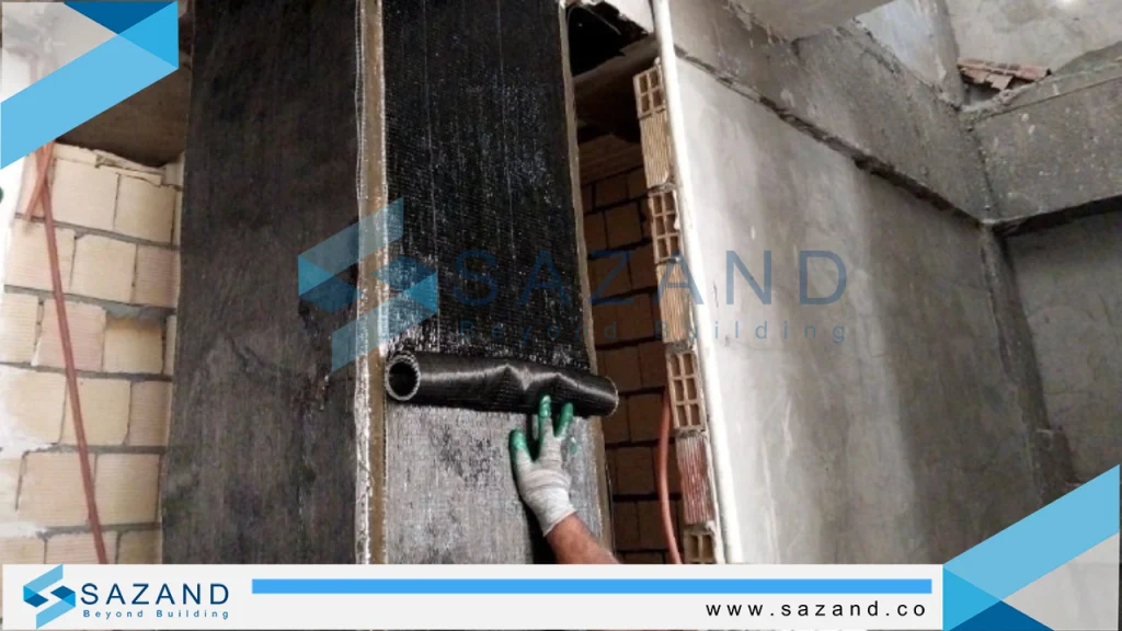 ترمیم ترک در چشمه اتصال با استفاده از FRP