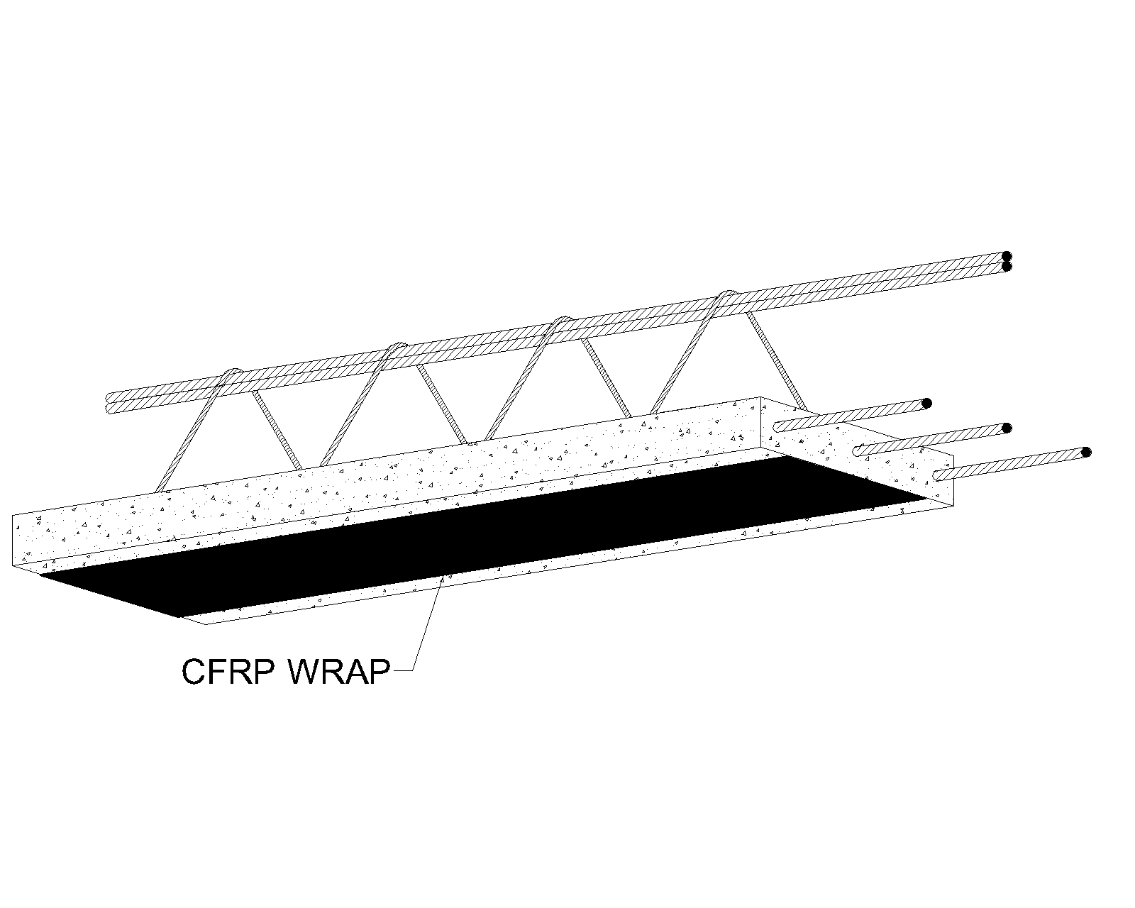 نمونه دیتیل و نقشه اجرایی تقویت تیرچه بتنی