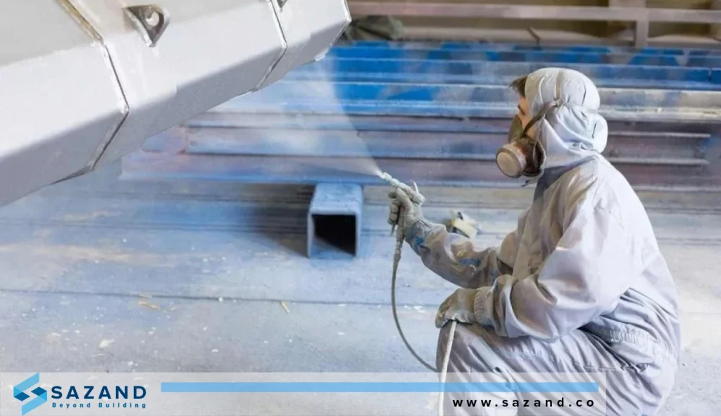 موارد مصرف و کاربرد رنگ اپوکسی گلس فلیک