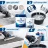 نحوه اجرای چسب مگاپوکسی PM